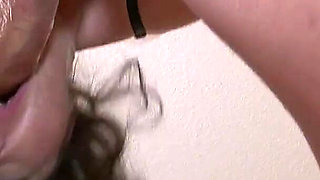 Big Older Cock Sprays Sarah's Face with Cum