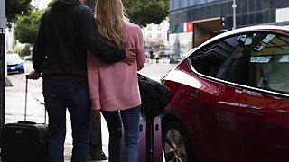 Hot ffm threesome with Emma Hix, Alex Mack, and Blake Blossom