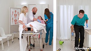 Sex orgy with Eden Ivy and Athena Fleurs