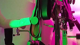 Dominatrix Eva Latex Solo Facesitting Femdom Panties Big Ass MILF BDSM Fetish Hot Heels Gonzo White Pvc Dress