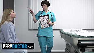 Perv Doctor - Cute Babe Harlow West Gets Used and Fucked in Perv Threesome with Doctor and Nurse