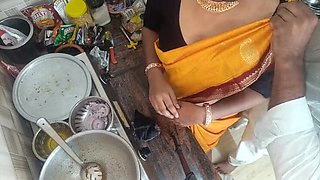 Indian Maid Fucking Hard in Kitchen - Homemade Desi Aunty Role Play