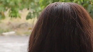 New Bride Look Stripping and Teasing