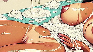 Slut Bride Girl Hard Sex, Curvy Woman with Big Tits Sucking Big Dick, Slave Woman,bdsm