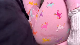 Mia Foster: Redhead Teen Stepsis Gets Panties Torn and Pussy Fucked Hard