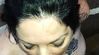 My Stepmom makes me Cum in her mouth