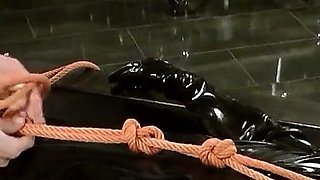 Tied up in Bondage He Is Used as a Human Toilet Part 1
