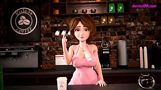 Aunt Cass In Threesome On The Table ( Cartoon )