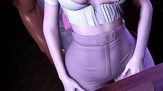 Bigboobs Beauty Nurse Fuck the Old Man - 3D Animation
