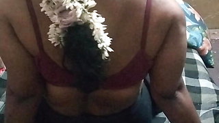 The Anklet wearing tamil aunty hot dance and talking hot moaning