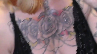 Tattooed MILF From the UK Getting Her Throat Fucked by Some Hard Cocks
