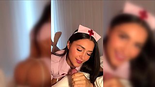 Sexy Nurse Fucked (1080p) - POV Homemade Cosplay Hardcore with Anal plug