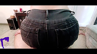 Street Slut Blows Me During Football Wifes Gone and She Swallows Cum with a Dirty Russian