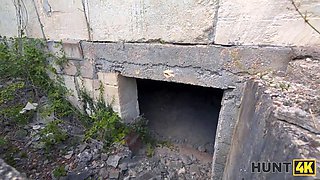 Russian slut gets hot and horny in public & cheats on boyfriend with stranger