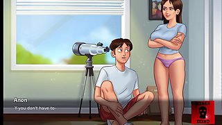 Animation sex, pawing, looking