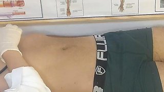Nurse Has Her First Patient with an Erect Penis!