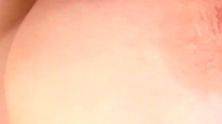Chubby Wife and Her Elegant Sex on the Bed in the Morning