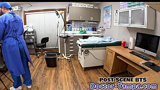 Hot College Girl Gets Wet Exam - Doctor Fingers Shaved Pussy in POV Medical Role Play