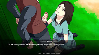 Naruto Hentai - Naruto Trainer v0.17.2 Part 82 Outside Blowjob by Loveskysan69