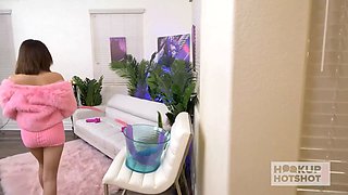 Tiny Hooker Aria Valencia Is Addicted To Bryan Gozzling's Extreme Sex!