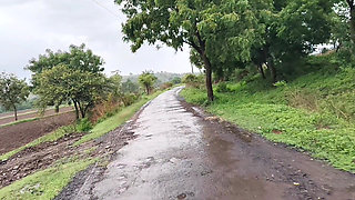 Village Girl Returning Home From College