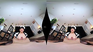 Reona Tomiyasu in Master Teaches Maid the Proper Way to Receive a Creampie - MAX-A