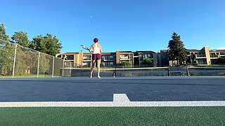 Hardest Creampie in Her Life After Tennis Game