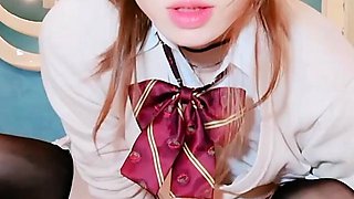 Mature asians up close toy and fingering masturbation action