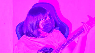 I masturbate with my guitar well slut