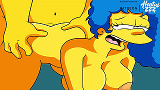 HOMER AND MARGE CREAMPIE CARTOON PORN VIDEO