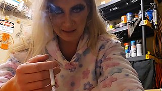 Smoking Babe Jerks You Off