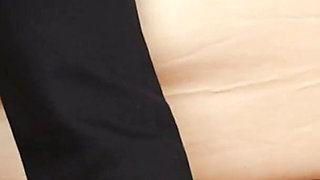 Calm Dangling in Sheer Nylons