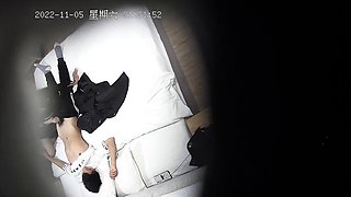 Ebony babe hidden cam masturbates