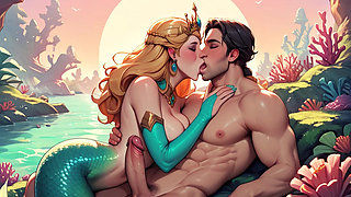 Alien Prince and the Mermaid Queen,Love Across Two Worlds fantasy
