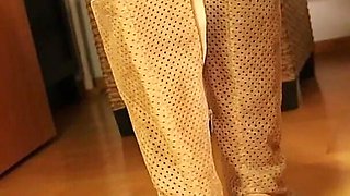Soft Suede Boots & Fine Black Fishnets - Under Desk Foot Tease