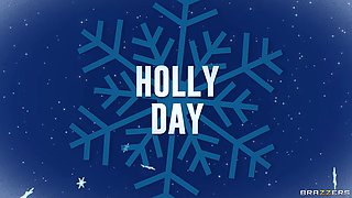 A Very Brazzers Xxxmas Part 2 With Ricky Johnson, Kira Noir, Holly Day - Brazzers