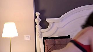 Blonde tight pussy babe solo toy fun in glamour masturbation