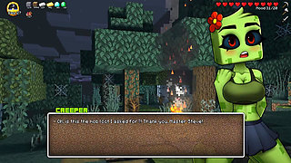 Minecraft Horny Craft - Part 6 - a Really Hot Creeper Babe by Loveskysanhentai