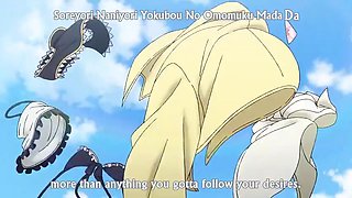 Busty hentai serpent lady has her way with a teen in his bedroom Monster Girls ep1