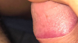 Close-up of my little cock