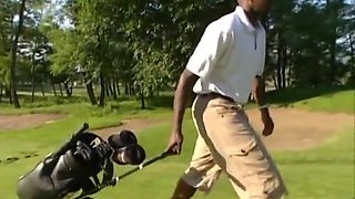 Stranger meets 2 nymphos on golf course, plunges his huge BBC in all holes