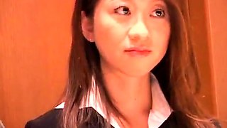 Extreme close up of Japanese teen masturbating Uncensored