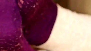 Dirty Socks & Slipper Tease - Worn Workout Look