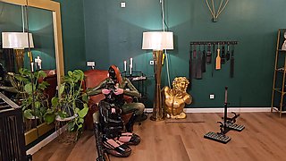 Private Femdom Session Training for the Rubberslave - Part 1
