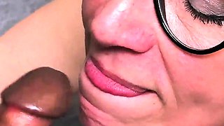 Redhead Grandma Gets Her Old Asshole Fucked by a Black Cock