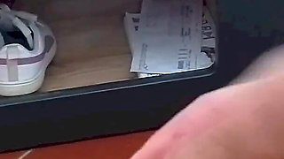 MILF Gives a Handjob and Gets Covered in Cum