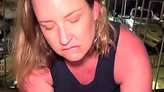 My First Time Swallowing on Camera. in a Little Marina on the Amalfi Coast.