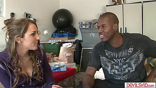 Ebony letting bff suck her husbands bbc