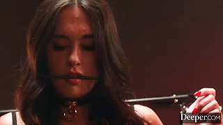 Deeper. Submissive Bartender Daisy Phoenix Is Bound  Gagged After Hours