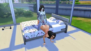 Trans Alien Fucks A Girl Sims Cartoon 3D Porn